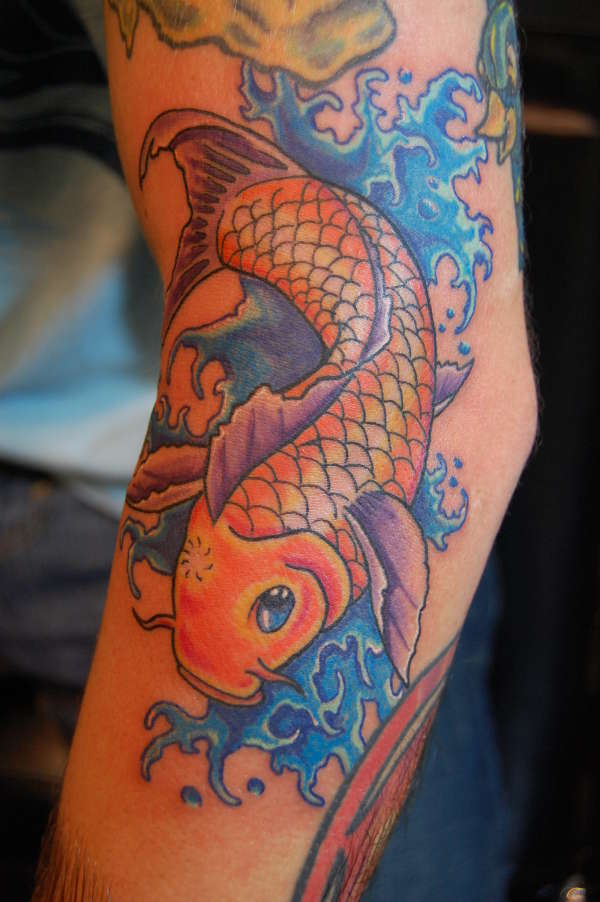 Koi fish tattoo