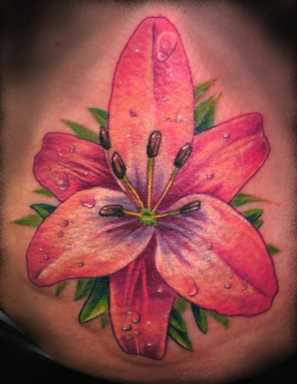 Lily By Beto Munoz Of Monkeyproink.com tattoo