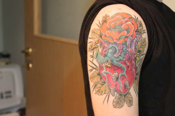 Newskool Heart tattoo