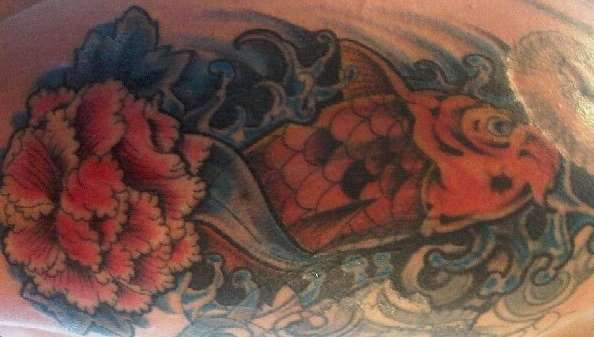 Oriental piece tattoo