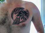Raven Done By Chubs tattoo