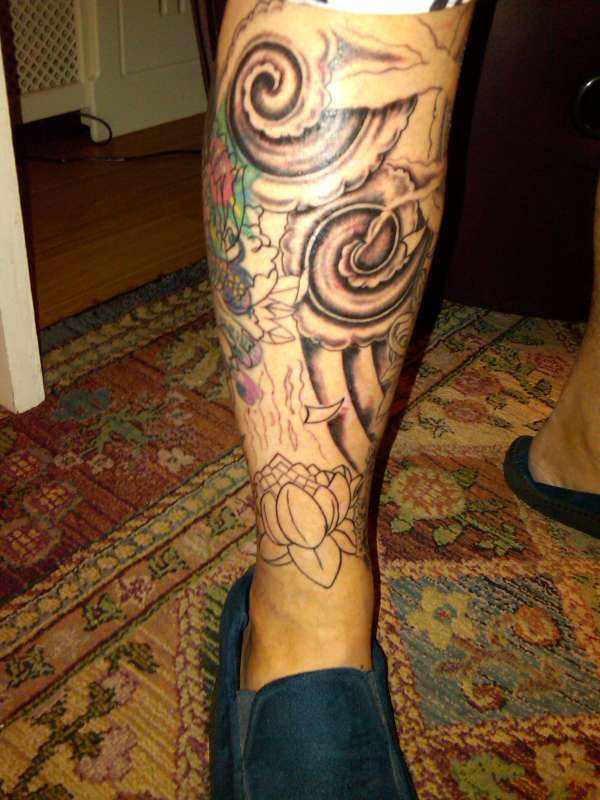 Second session tattoo