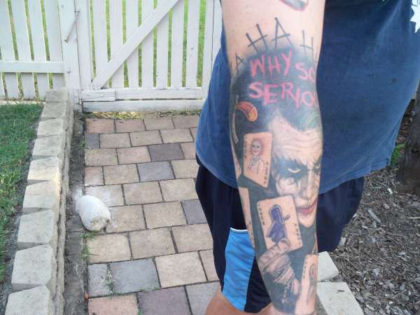The Joker Sleeve 2nd photo tattoo
