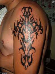 Tribal Dragon tattoo