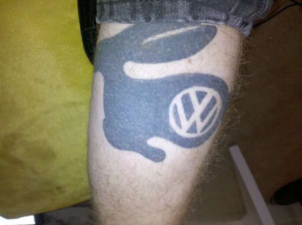 VW Rabbit Logo tattoo
