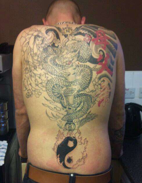 bit more of my back done tattoo
