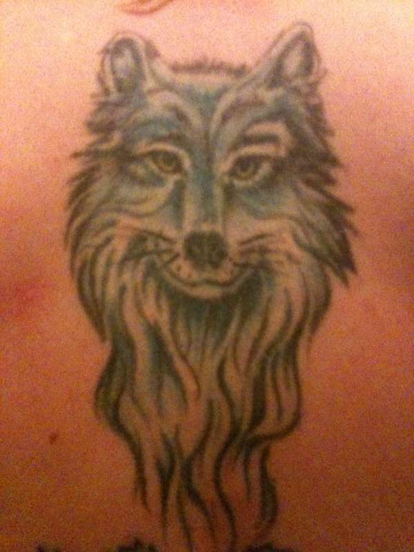 blue tattoo