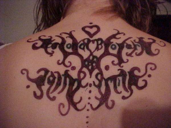 cover up of....personal property ect ect tattoo