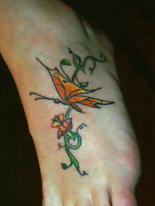 foot tat tattoo