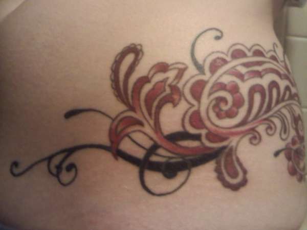 front henna tattoo