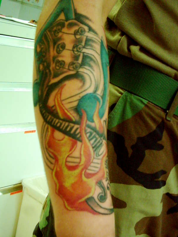 my guitar tattoo