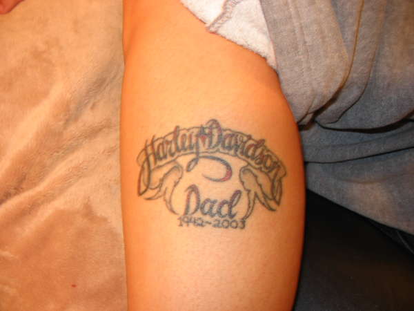 RIP DAD tattoo