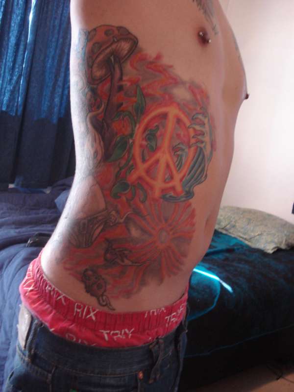 my life peace tattoo