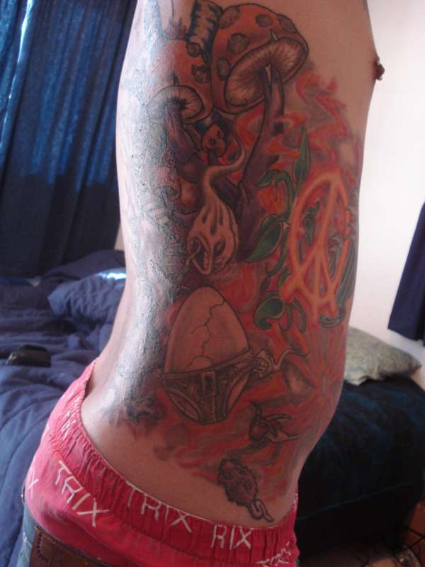 my life peace tattoo