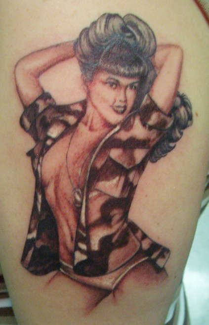 pinup tattoo