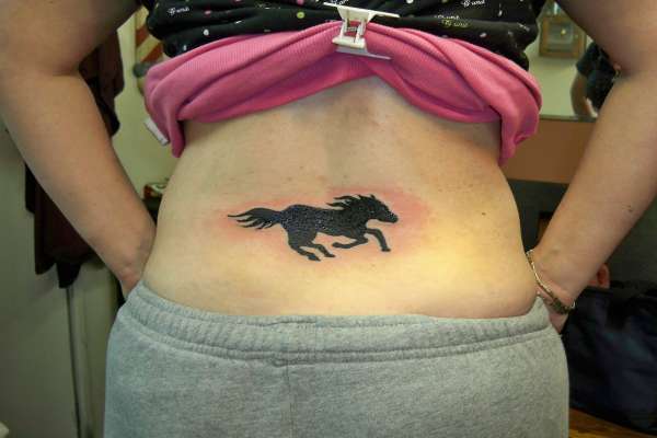 running horse tattoo