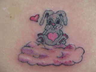 sad bunny tattoo
