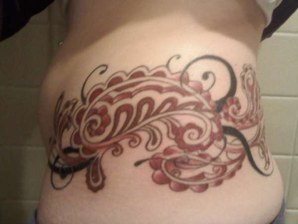 side henna tattoo