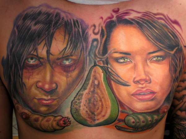 the natur e of sin by Beto Munoz of Monkeyproink.com tattoo