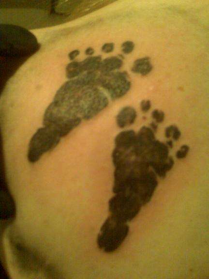 Baby Foot Prints tattoo