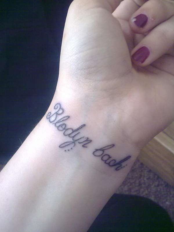 Blodyn Bach - Little Flower tattoo
