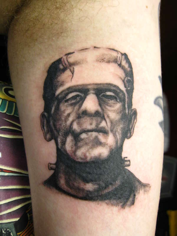 Boris Karloff Frankenstein tattoo