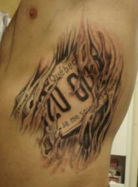 Car Crash tattoo