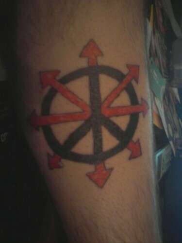 Chaos/Peace tattoo