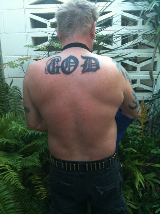 DOUG - Is GOD tattoo