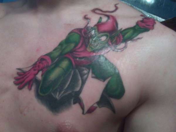 Green goblin tattoo