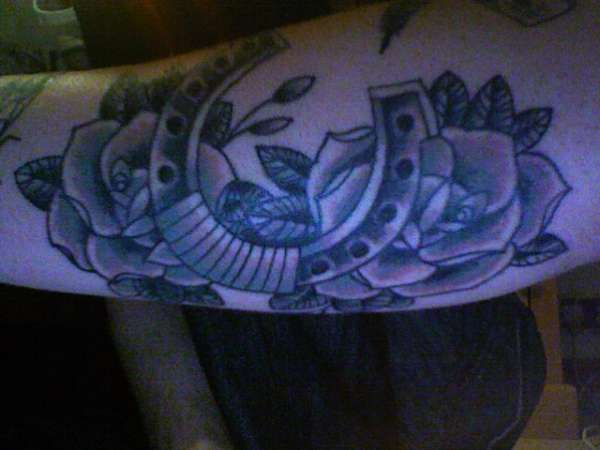 Horseshoe tattoo