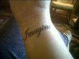 Imagine tattoo