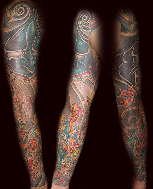 Inked!!! My full sleeve tattoo... tattoo
