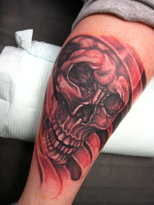 Skull tattoo