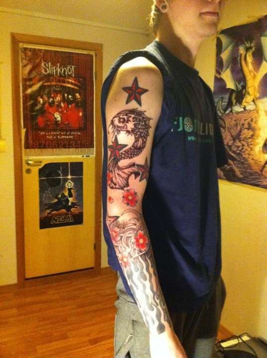 Sleeve in progress! tattoo