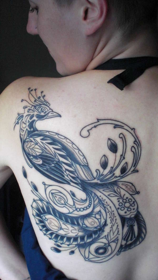 Victor the Peacock tattoo