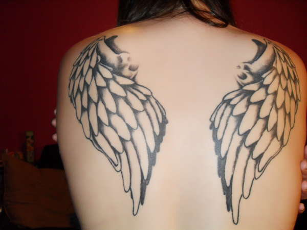 angelic wings :) tattoo