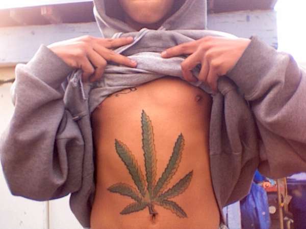 bud plant tattoo