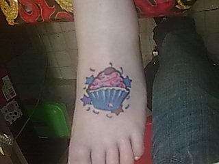cupcake tattoo