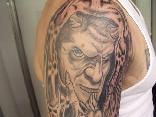 evil tattoo