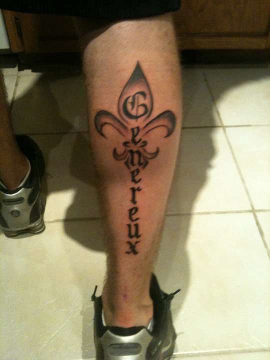 fleur de lis tattoo