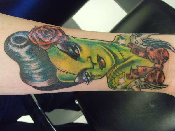 franken chick tattoo