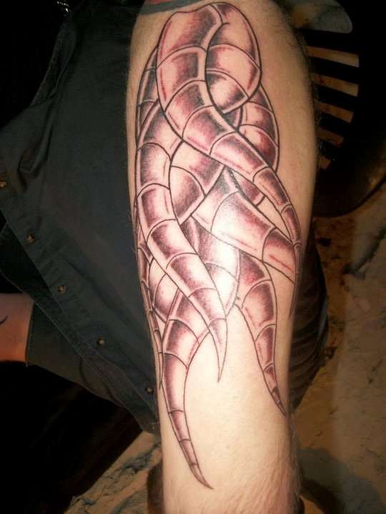 i have no idea its what he wanted tattoo