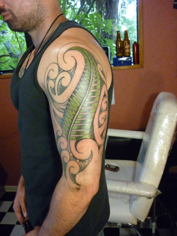 silver fern tattoo