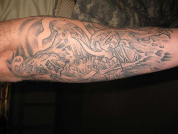 zombie tattoo