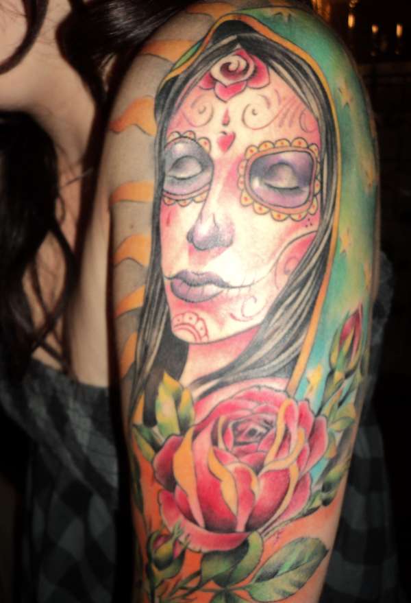 All done! My Lady shaded in tattoo
