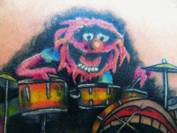 Animal from the Muppets tattoo