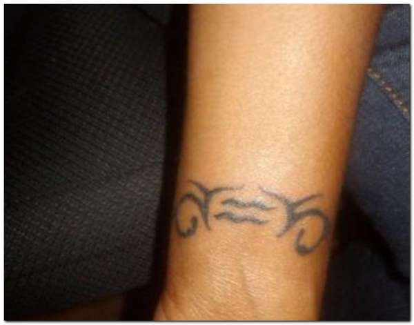 Aquarius symbol tattoo