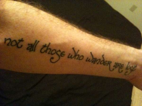 Arm tattoo