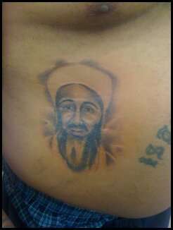 Ben Laden tattoo